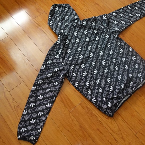 Adidas Originals Trefoil Monogram Windbreaker - Picture 8 of 14